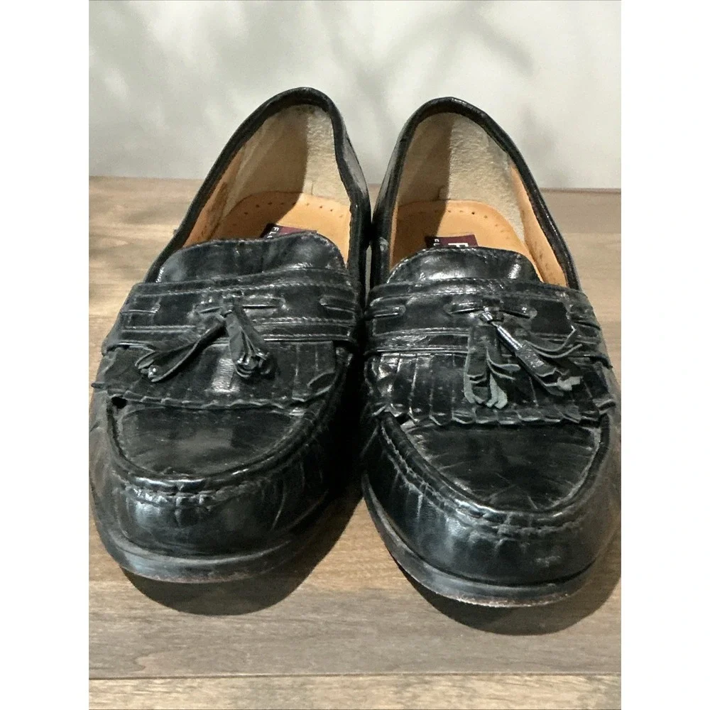 FLS Florsheim Men Tassel‎ Loafer Dress Shoe Size 8 US